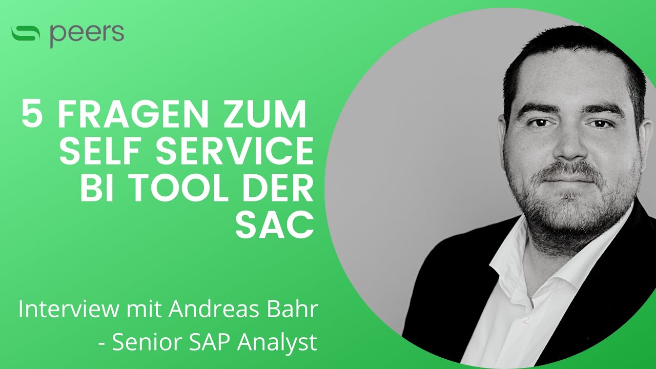 5 Fragen zum Self Service BI Tool in der SAP Analytics Cloud (SAC)