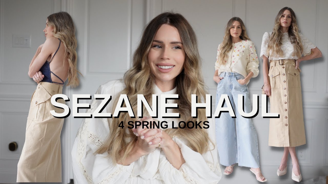SEZANE HAUL | 4 SPRING OUTFITS