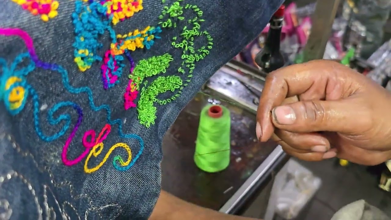 Mannan king chainstitch & Moss Stitch Embroidery Machine