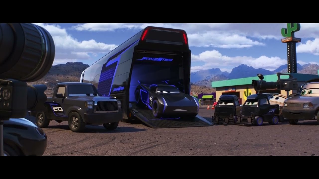 Cars but it's just Jackson Storm engine