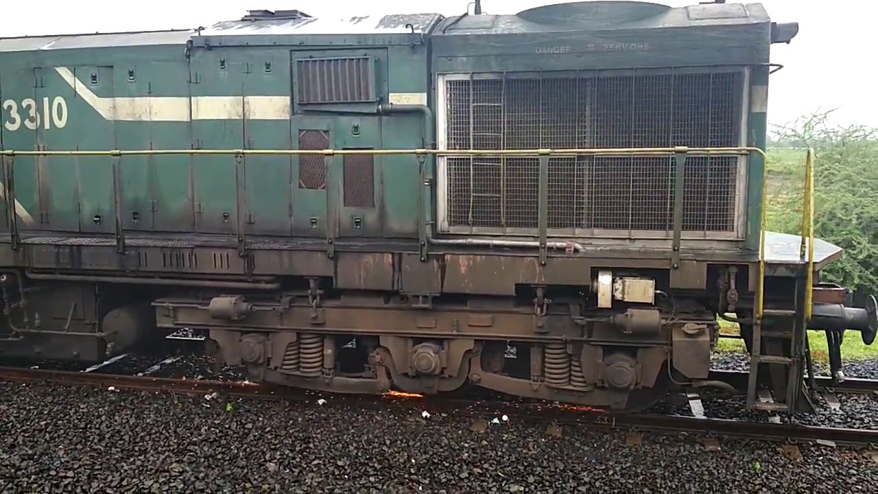 wheel slip in diesel loco  indian railway