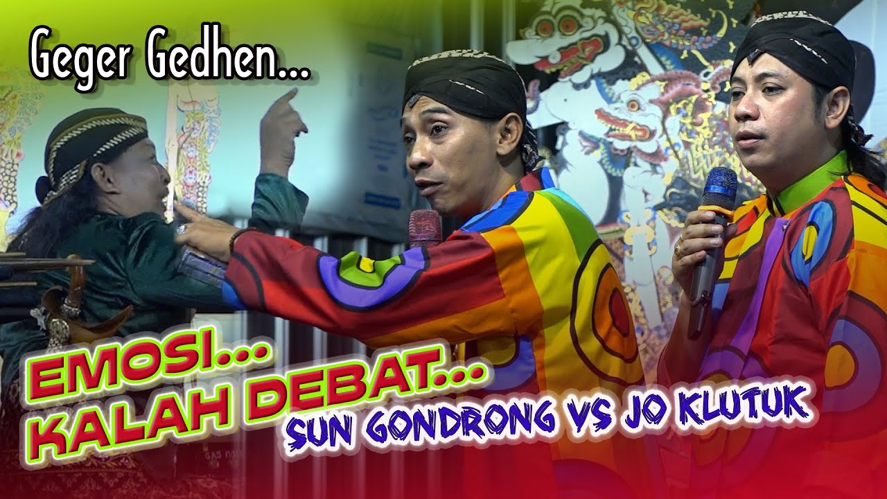 Debat Panas Jo Klutuk VS Dalang Sun Gondrong Emosi Gara-gara Saling Sanggah