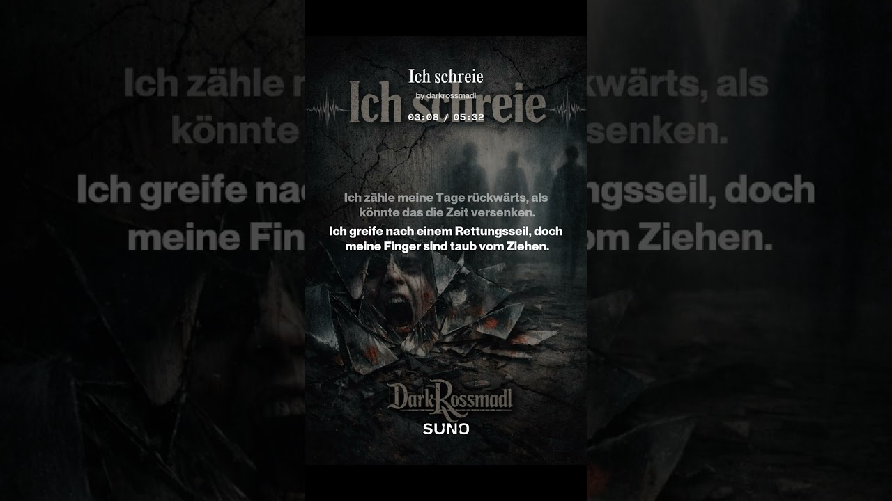 Ich schreie #DarkRossmadl #IchSchreie #DarkLyrics #Seelensturm #GothicEmotion