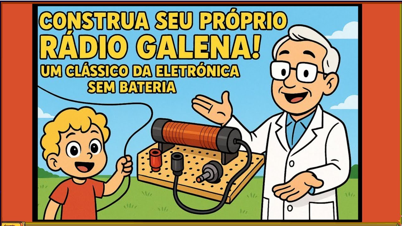 Construa Seu Próprio Rádio Galena! Um Clássico da Eletrônica Sem Bateria!
