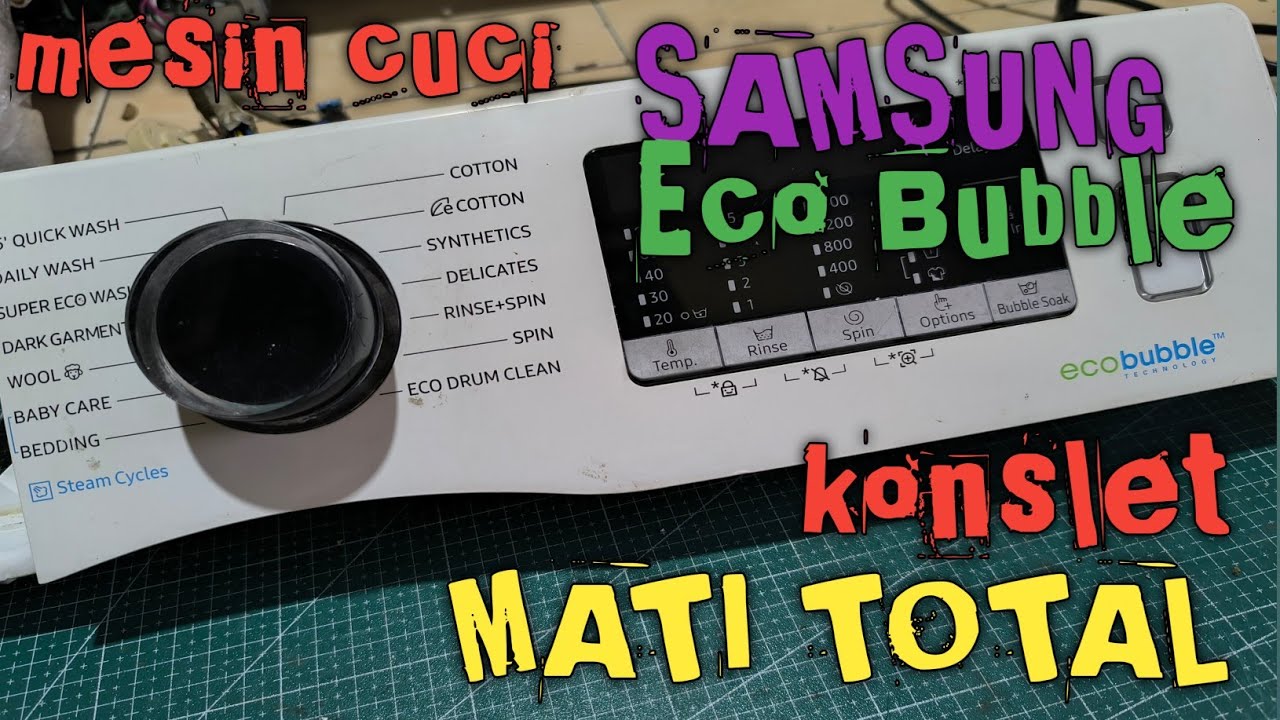 Стиральная машина Samsung Eco Bubble с фронтальной загрузкой вышла из строя из-за короткого замык...