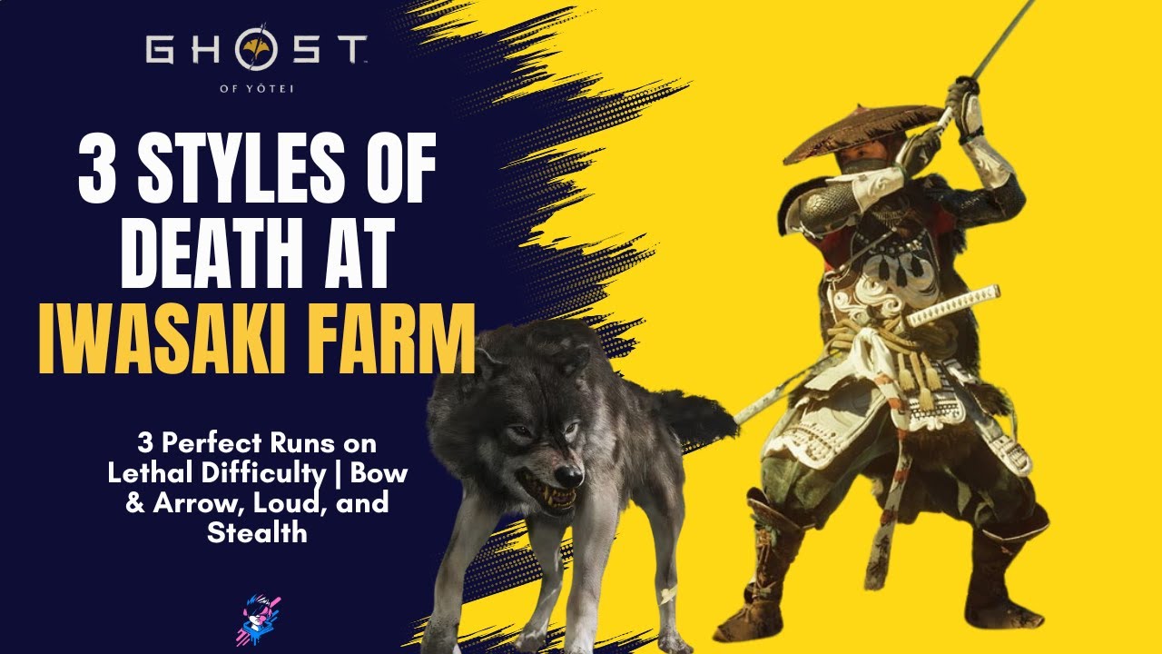 Ghost of Yōtei – 3 Styles of Death at Iwasaki Farm | Lethal No Damage Showcase
