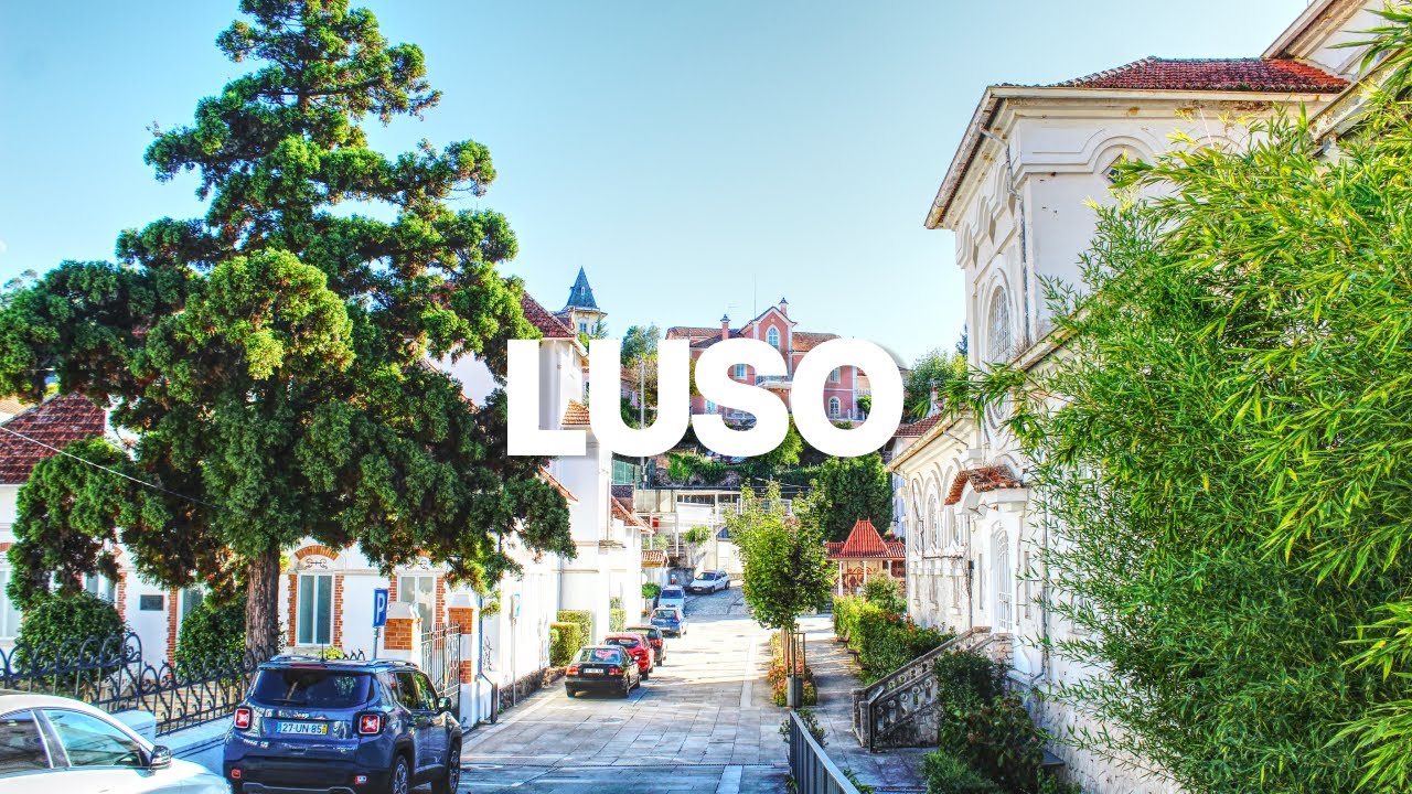 Luso, Portugal - Uma aut&ecirc;ntica aldeia termal | 2022【4K】Andando por A&iacute; - Walking tours