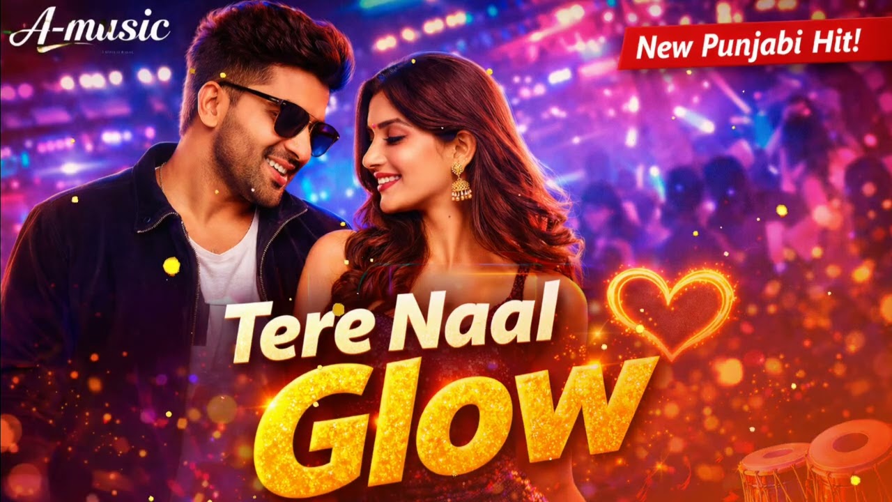 Tere Naal Glow (Official Audio) | Punjabi Pop Song 2026 | Romantic Party Track | A-music