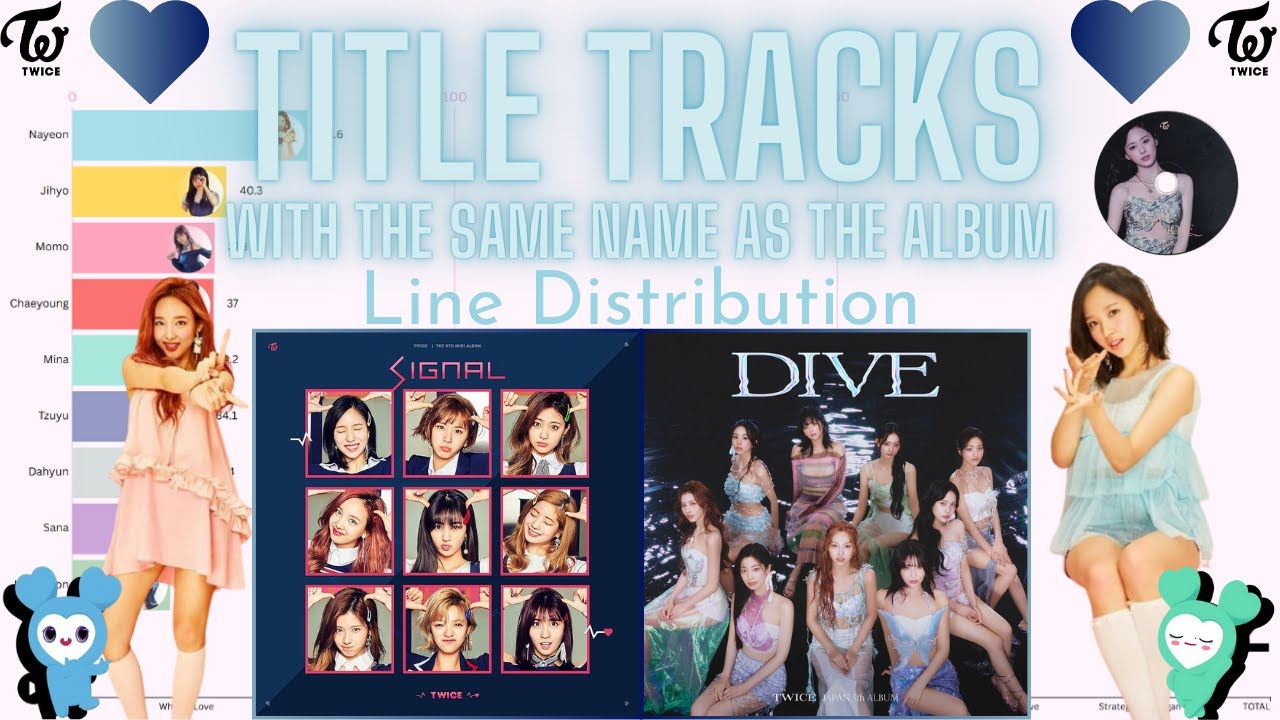 TWICE ~ Title Tracks With the Same Name as the Album | Line Distribution [REQUESTED]