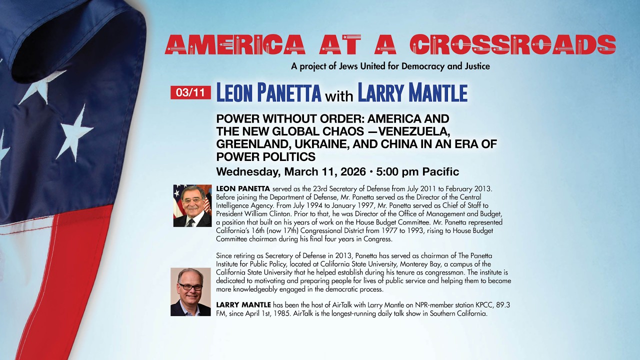Leon Panetta with Larry Mantle | America at a Crossroads
