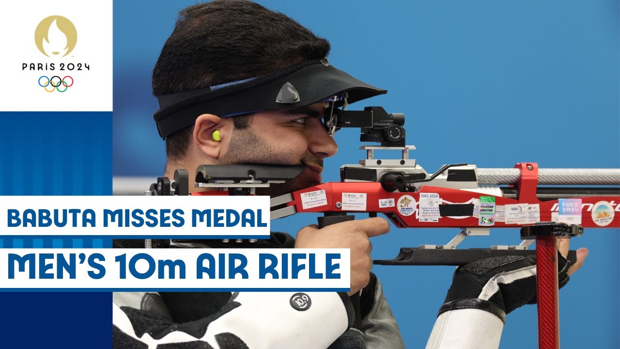 India's Arjun Babuta misses podium, finishes 4th | 10m air rifl | Paris 2024 Highlights