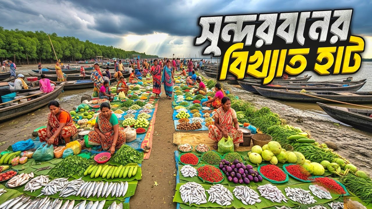 সুন্দরবনের সবচেয়ে জনপ্ৰিয় হাট | Sundarban Village Market (Hat)