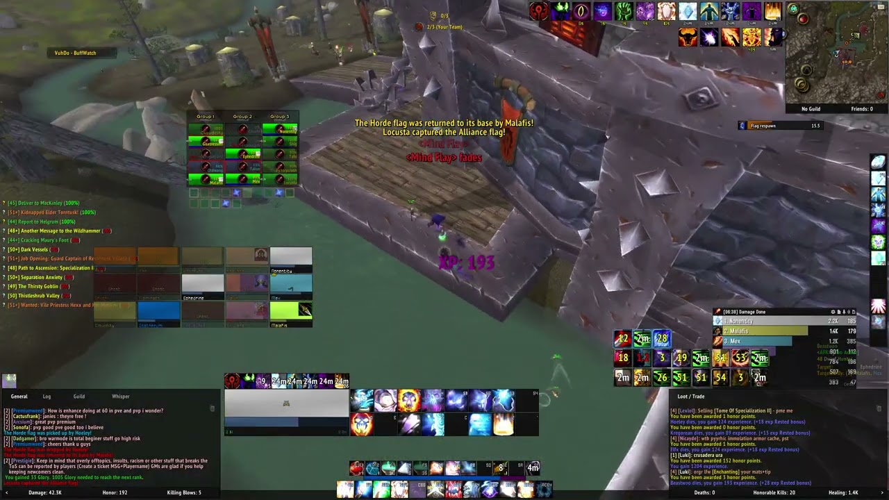 Shadow Priest PVP | Twin Peaks | 40-49 Bracket | Bronzebeard Ascension | Warcraft Reborn