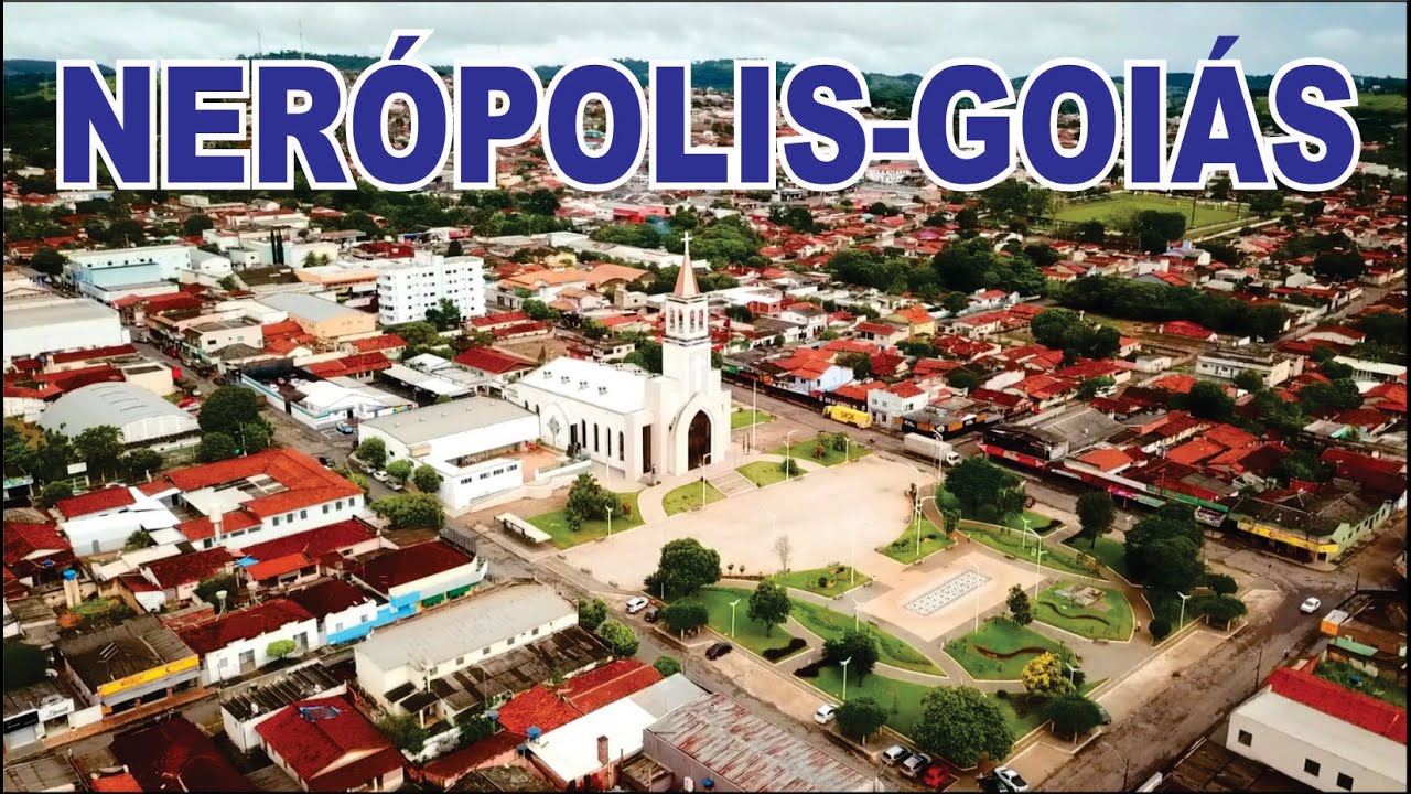 NERÓPOLIS GOIÁS, LINDAS IMAGENS AÉREAS DA CIDADE.