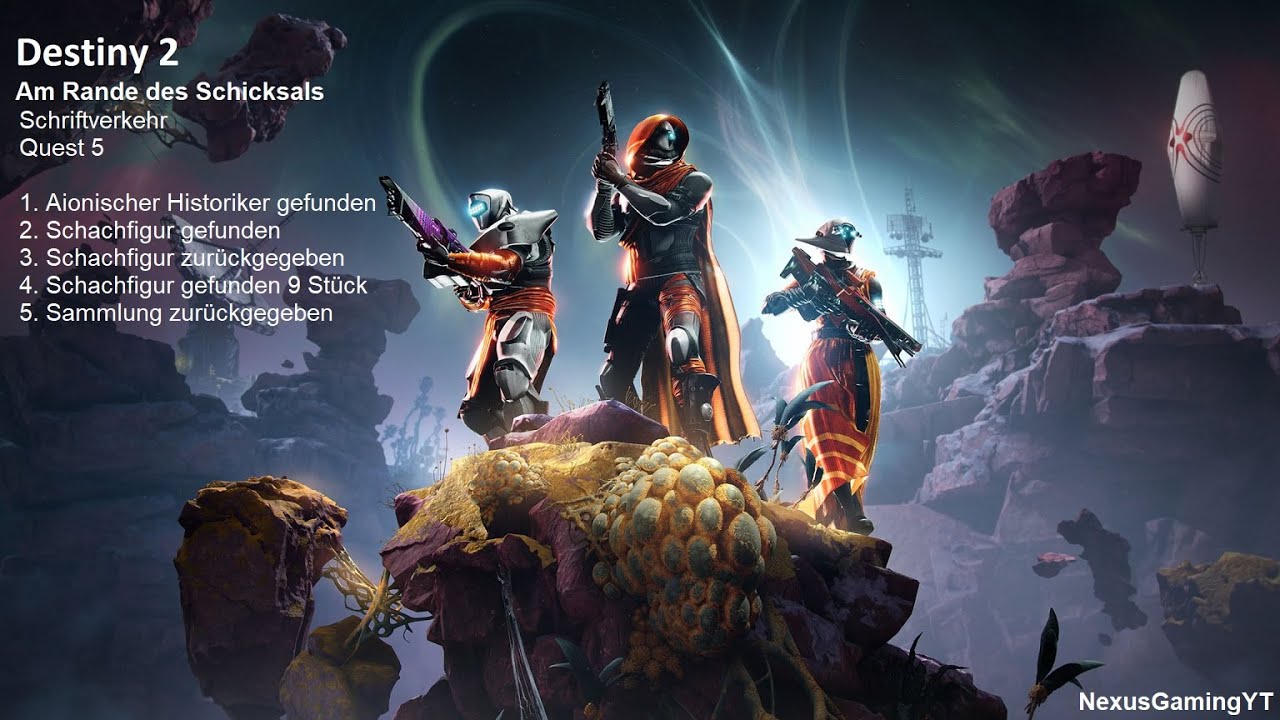 Destiny 2 : Am Rand des Schicksals Quest - Schriftverkehr Warlock 1080p German/Deutsch