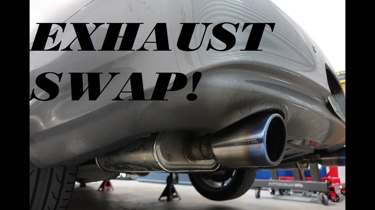 Swapping Exhausts on my G37 - Invidia Q300