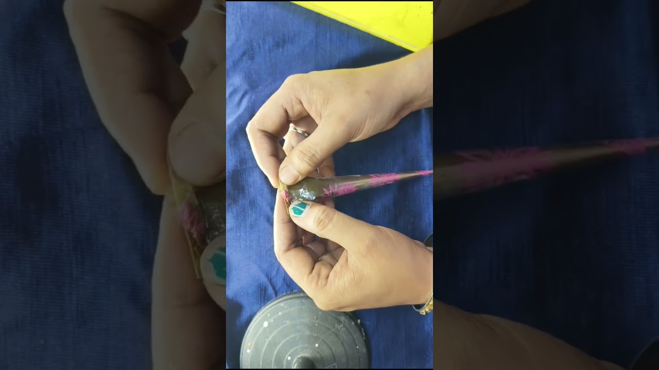 как очистить конус маханди#маханди #хна