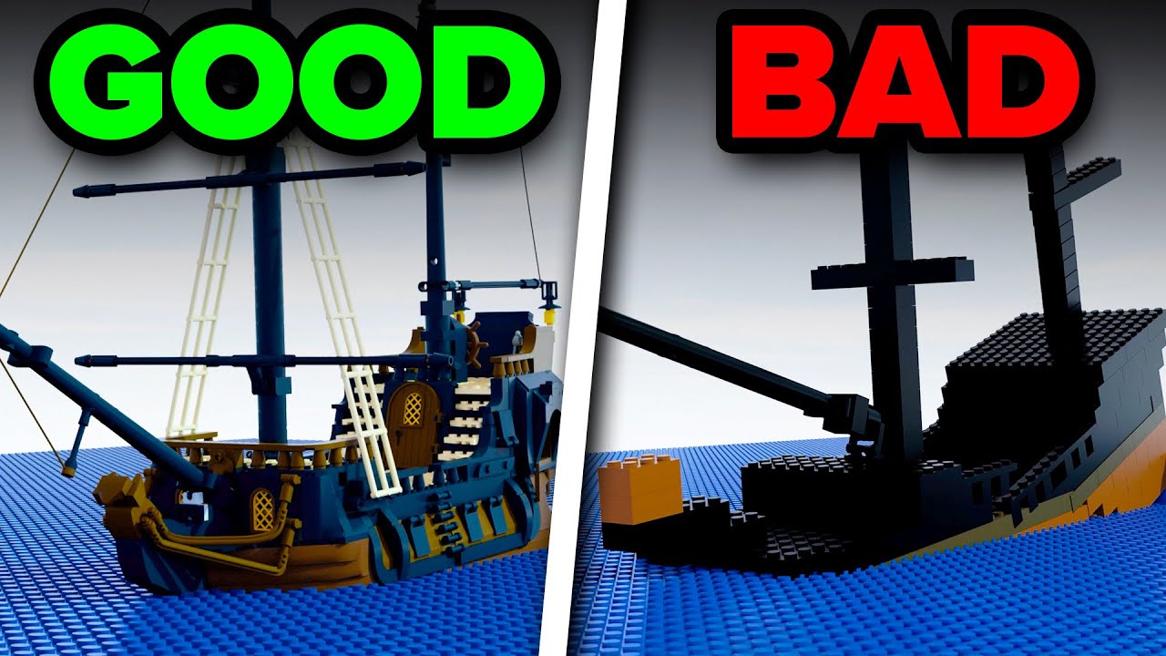 LEGO Good VS Bad Ships | Animation