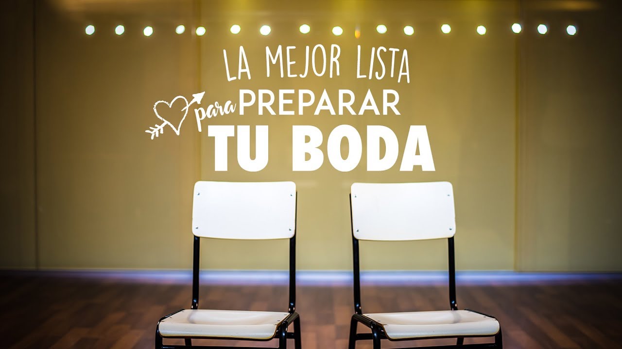 AMANTES 6: LA MEJOR LISTA PARA PREPARAR TU BODA