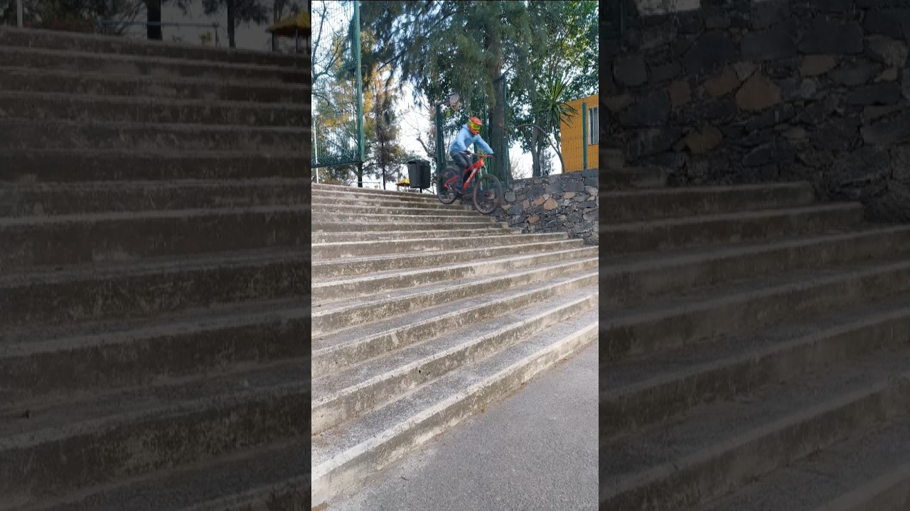Esto se sintió bien 🔥 Conexión de escaleras #mtb #mtbdownhill