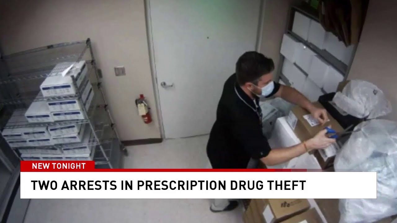 2 arrested following a months long investigation for stealing prescription drugs at a VA hospital