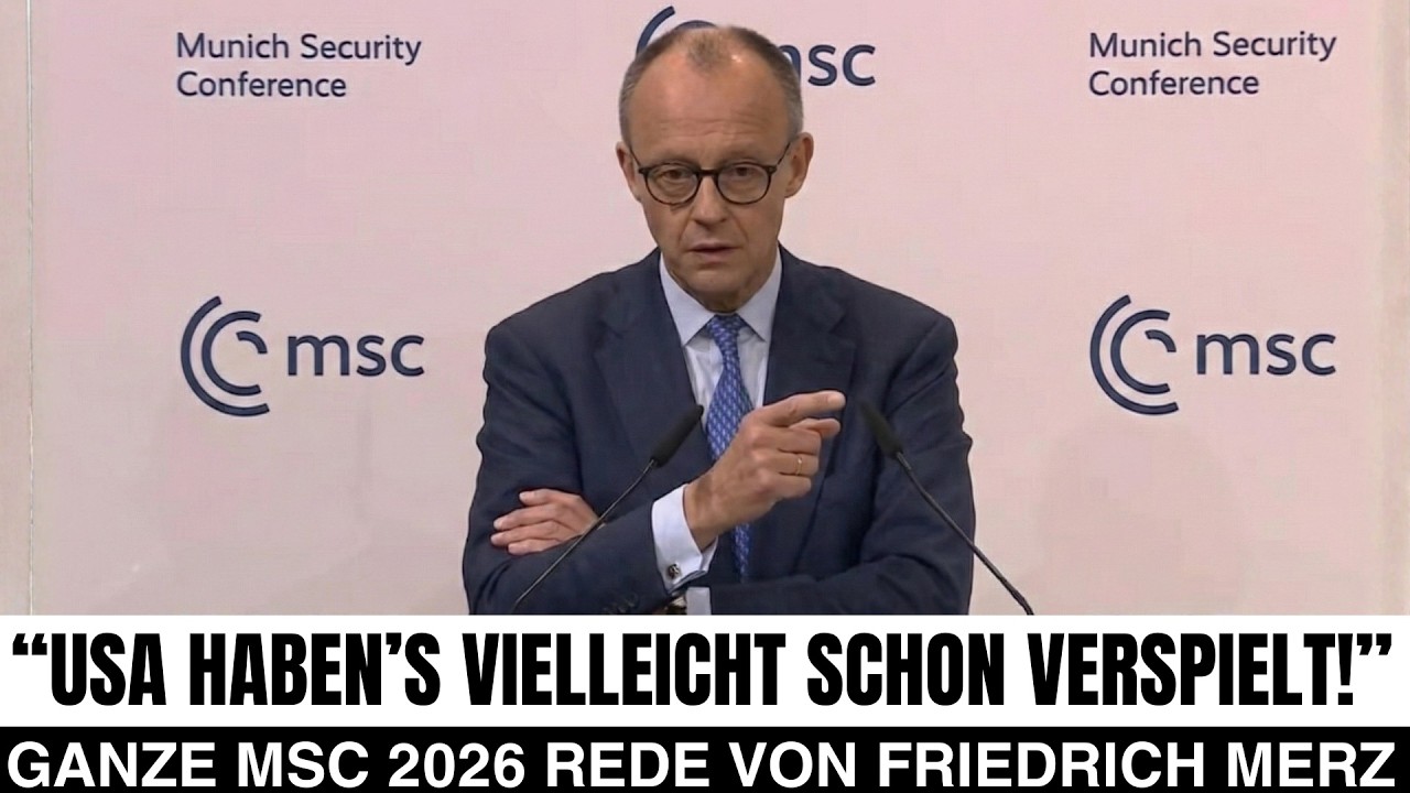 Merz kritisiert Trump ungewohnt scharf - Beeindruckende Rede auf der Münchener Sicherheitskonferenz!