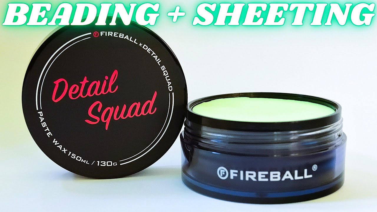 DETAIL SQUAD WAX Fireball, Auftrag, Auspolieren, Beading + Sheeting NO COMMENT