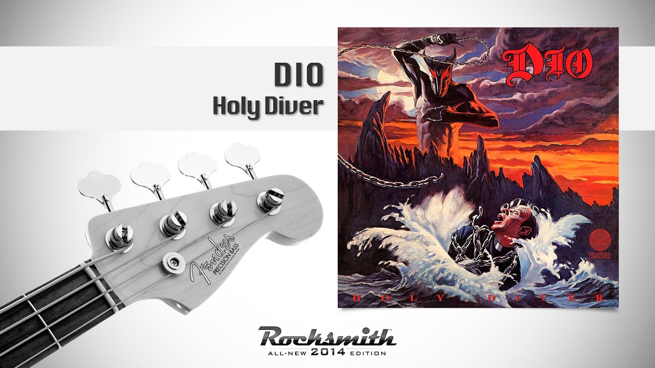 Dio, Holy Diver - 100% with lyrics (Rocksmith Bass)