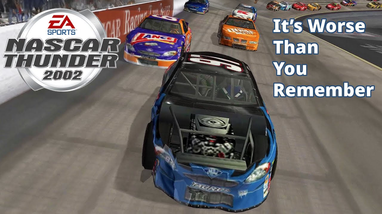 Playing NASCAR Thunder 2002 is ROUGH