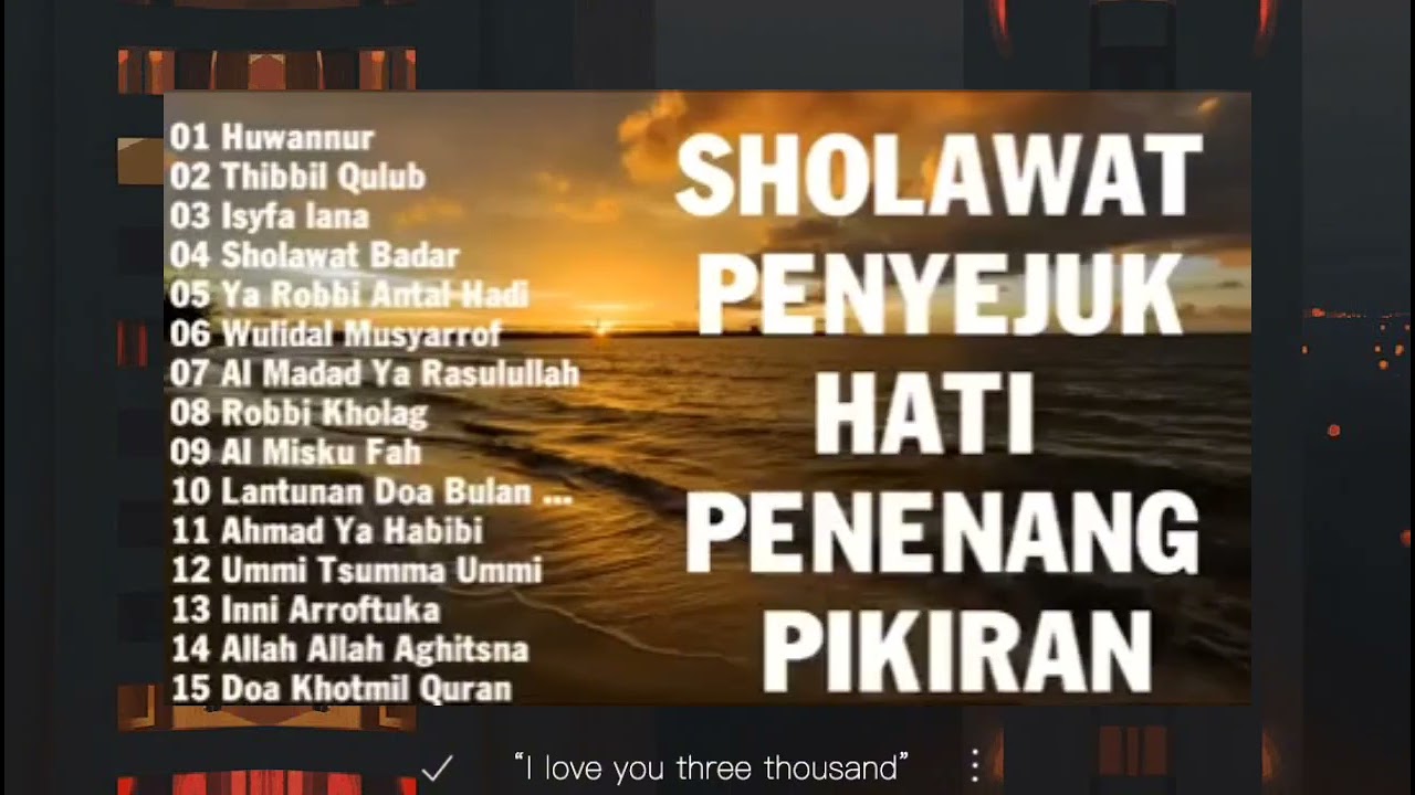 Sholawat penenang hati