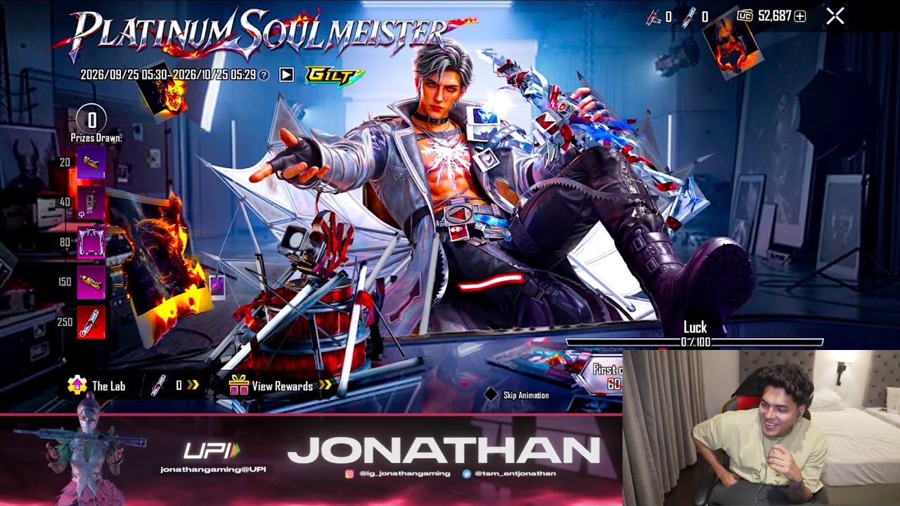 🔥Jonathan is BACK with The PLATINUM SOUL MEISTER😱 10000 UC Crate Opening! #jonathangaming 
