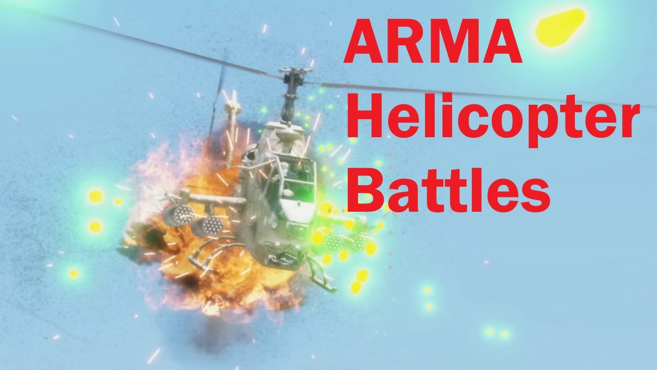 MI-24 / KA-52 vs 20 Enemy Helicopters in ARMA Reforger WCS