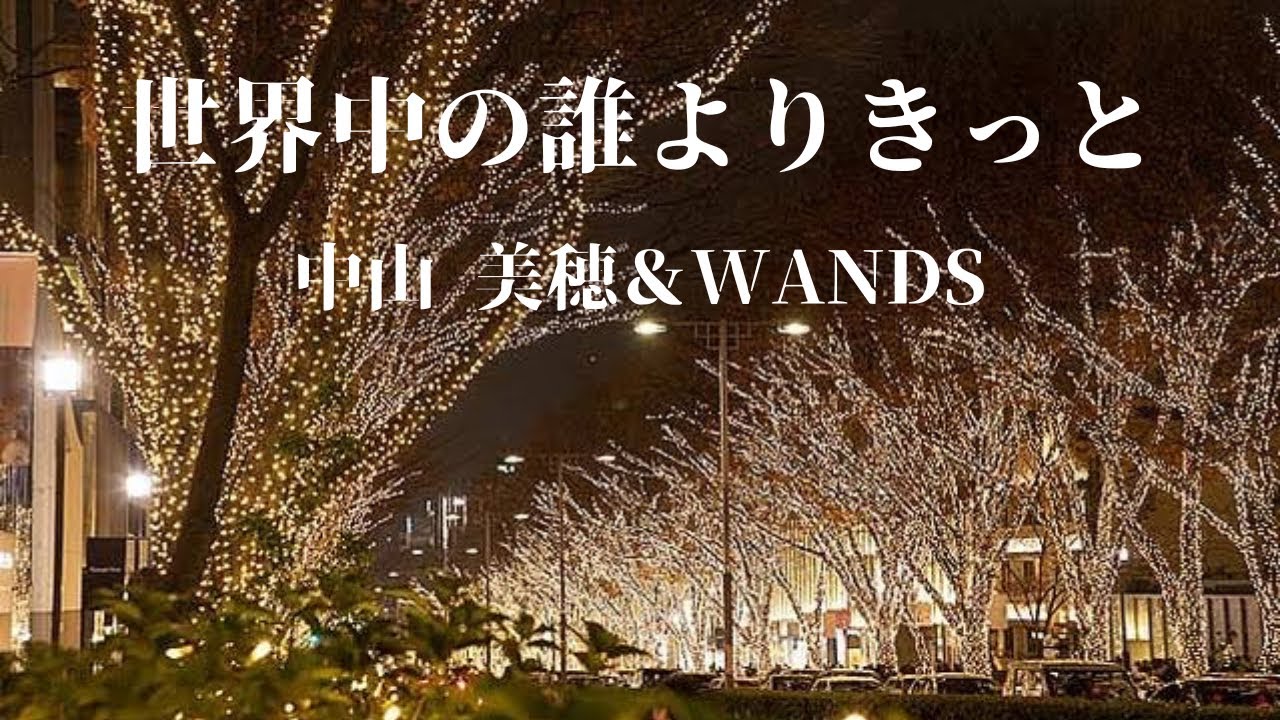 世界中の誰よりきっと/中山 美穂＆WANDS(フル)歌ってみた☆歌詞付き