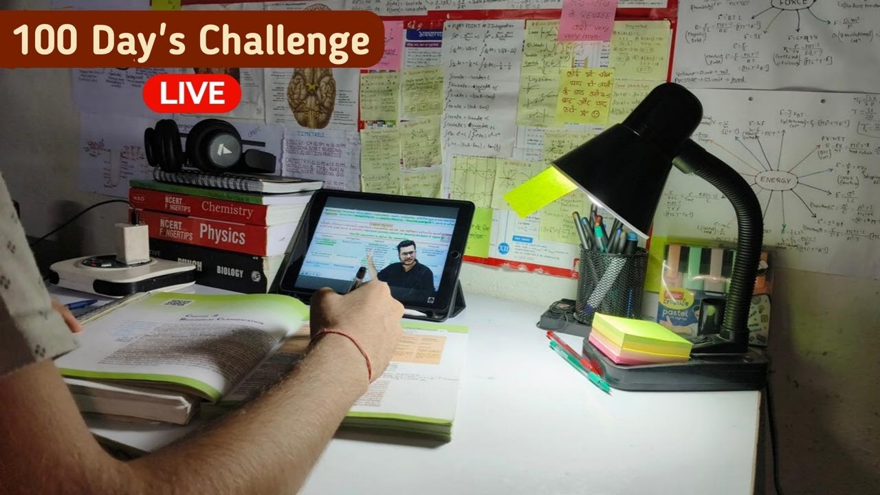 Day-35 of 100 Days Challenge 🔴 | 📚STUDY WITH ME LIVE 🎥 | NEET 2026 Aspirants #neet2026