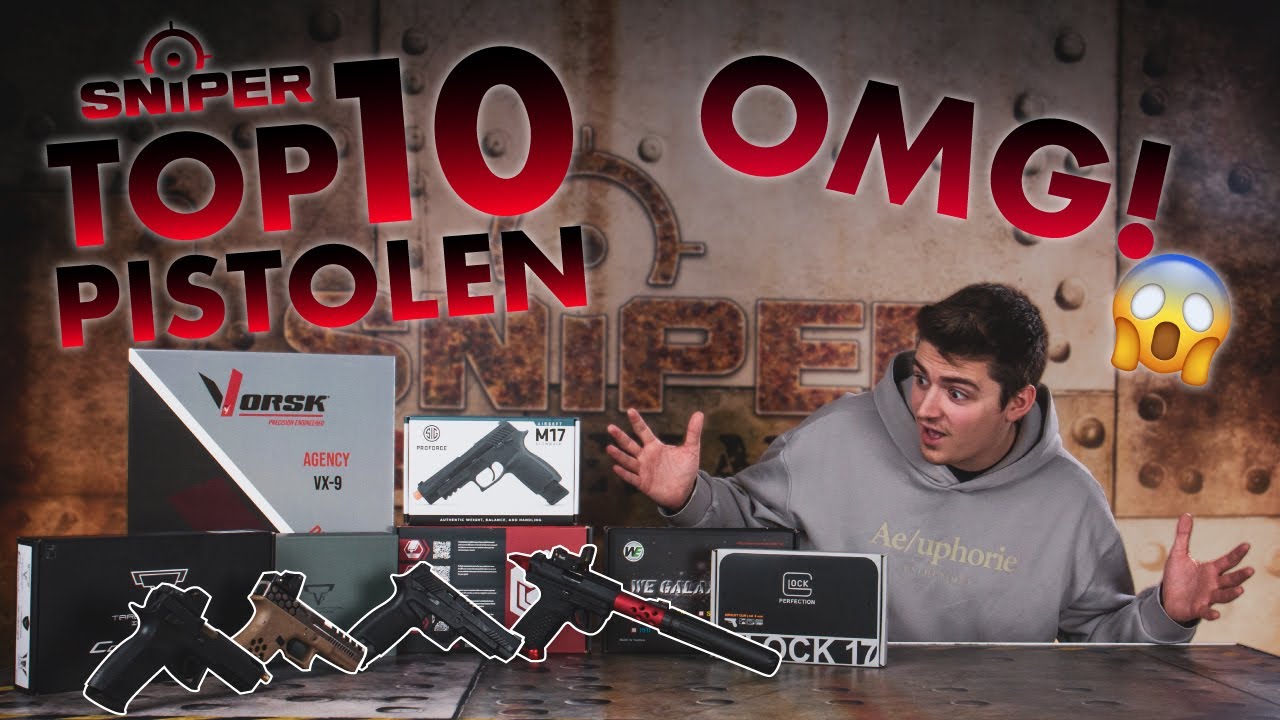 Top 10 Airsoft 2021 - die besten Pistolen aus dem Jahr 2021! Sniper-AS [+GEWINNSPIELAUFLÖSUNG]