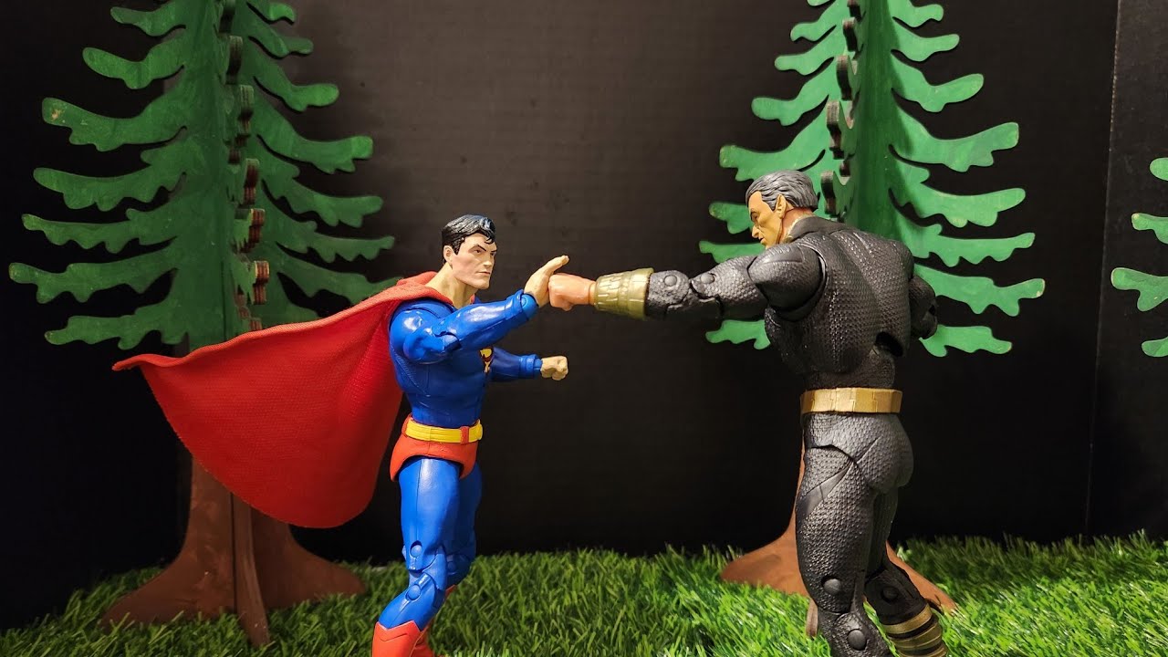 Superman and shazam (Earth 2) stop motion 