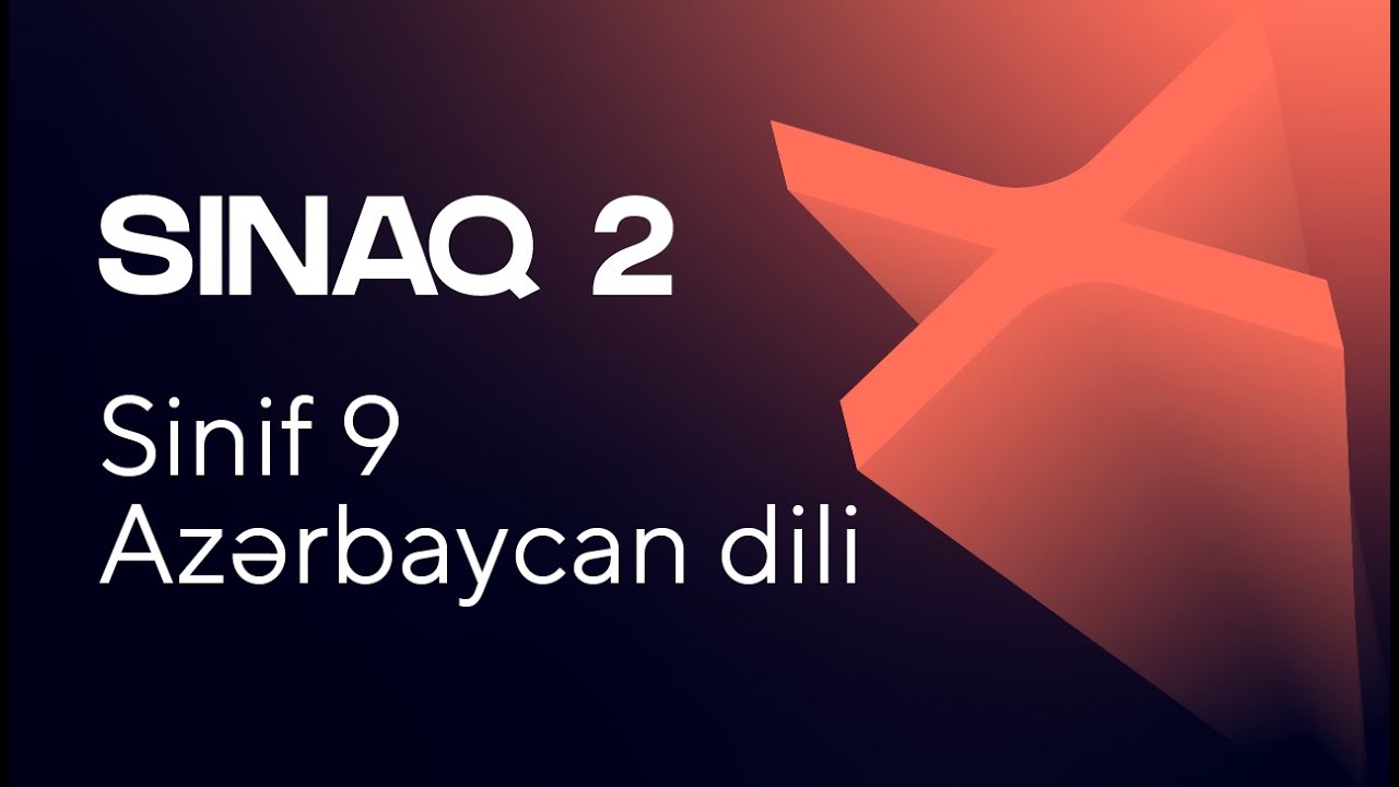 Azərbaycan dili 9-cu sinif   Güvən Sınaq 2   Qrup fənləri üzrə