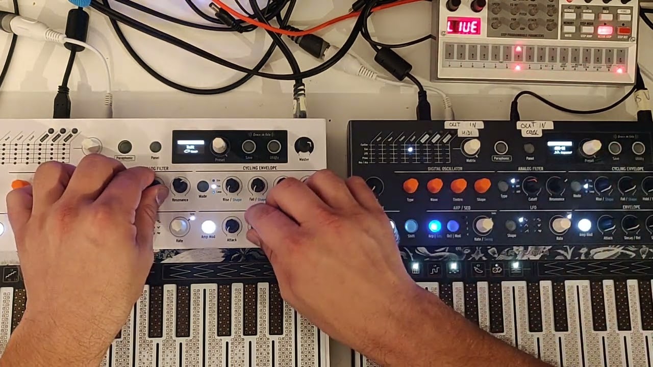 Why you should have 2 MicroFreaks? (Synthwave Jam) - Please read the Description