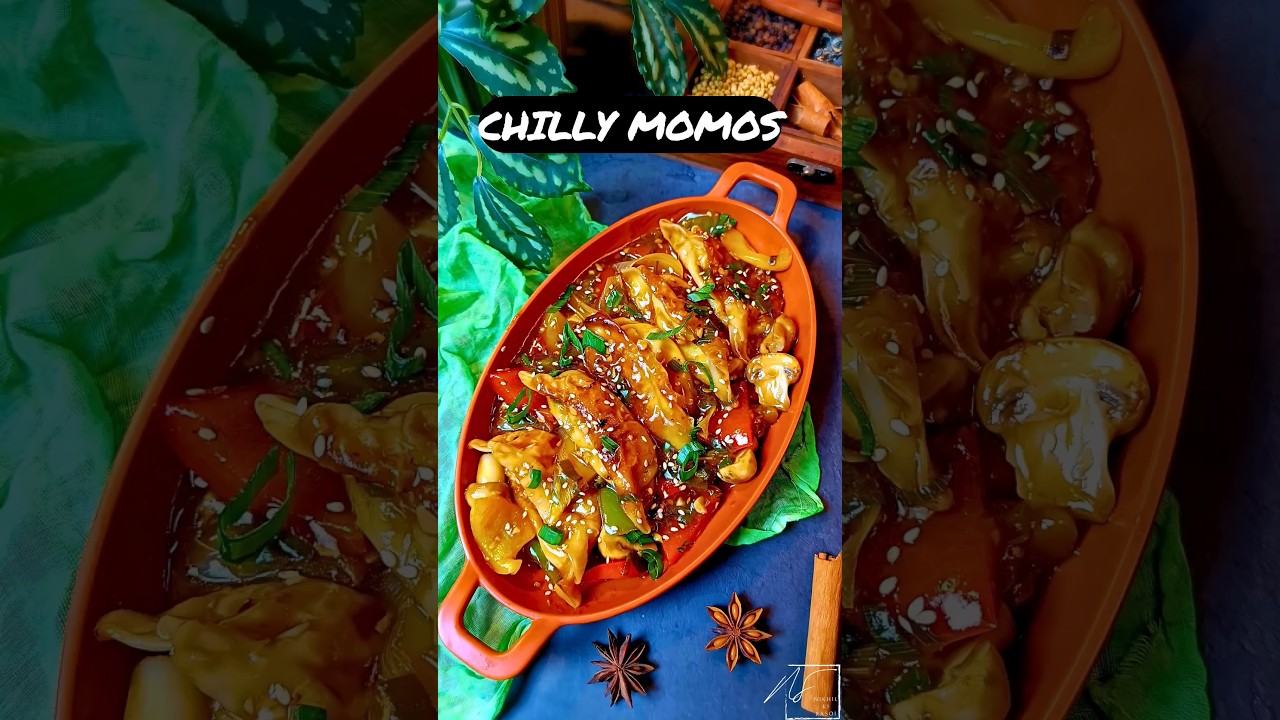Chilli Momos | how to make Chilli Momos | Indo-Chinese Starter Recipe | Veg Chilly Momos | #shorts