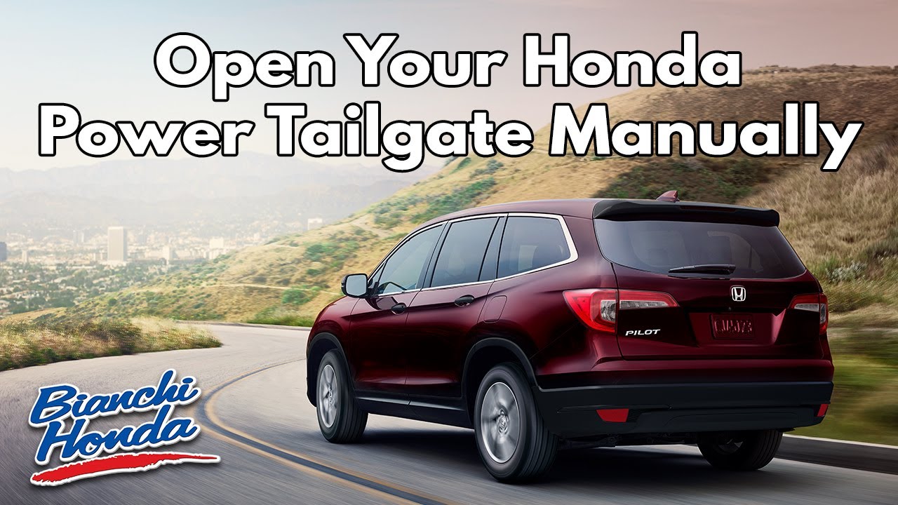 Honda Tips and Tricks | Honda Manual Tailgate Mode for Honda SUV's and Odysseys