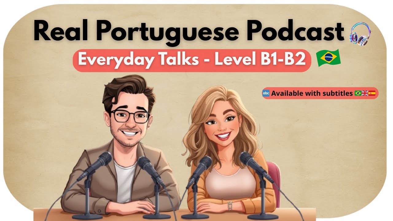 🇧🇷 Survive Daily Portuguese Talks & Conversations | Real Scenarios | Portuguese Podcast B1-B2