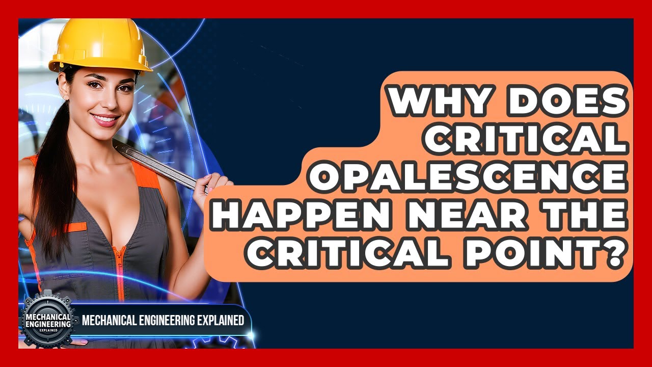 Why Does Critical Opalescence Happen Near The Critical Point? - Mechanical Engineering Explained