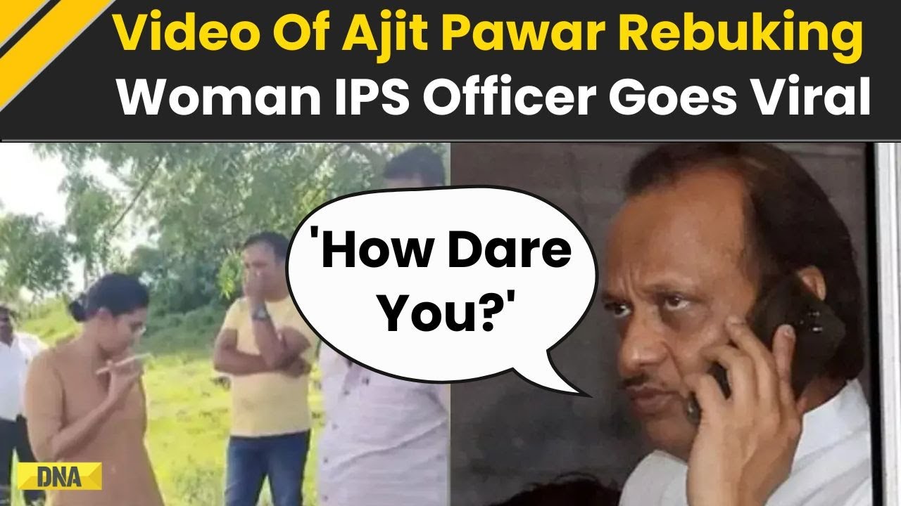 'How Dare You?' Ajit Pawar Rebukes Woman IPS Officer | Viral Video Sparks Controversy