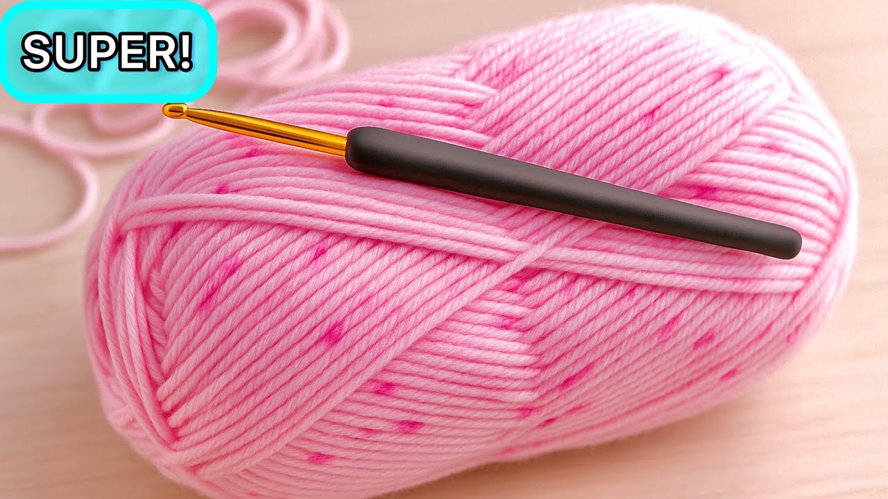Viral Crochet Stitch Tutorial!😍 So Easy & Beautiful, Perfect for Beginners!