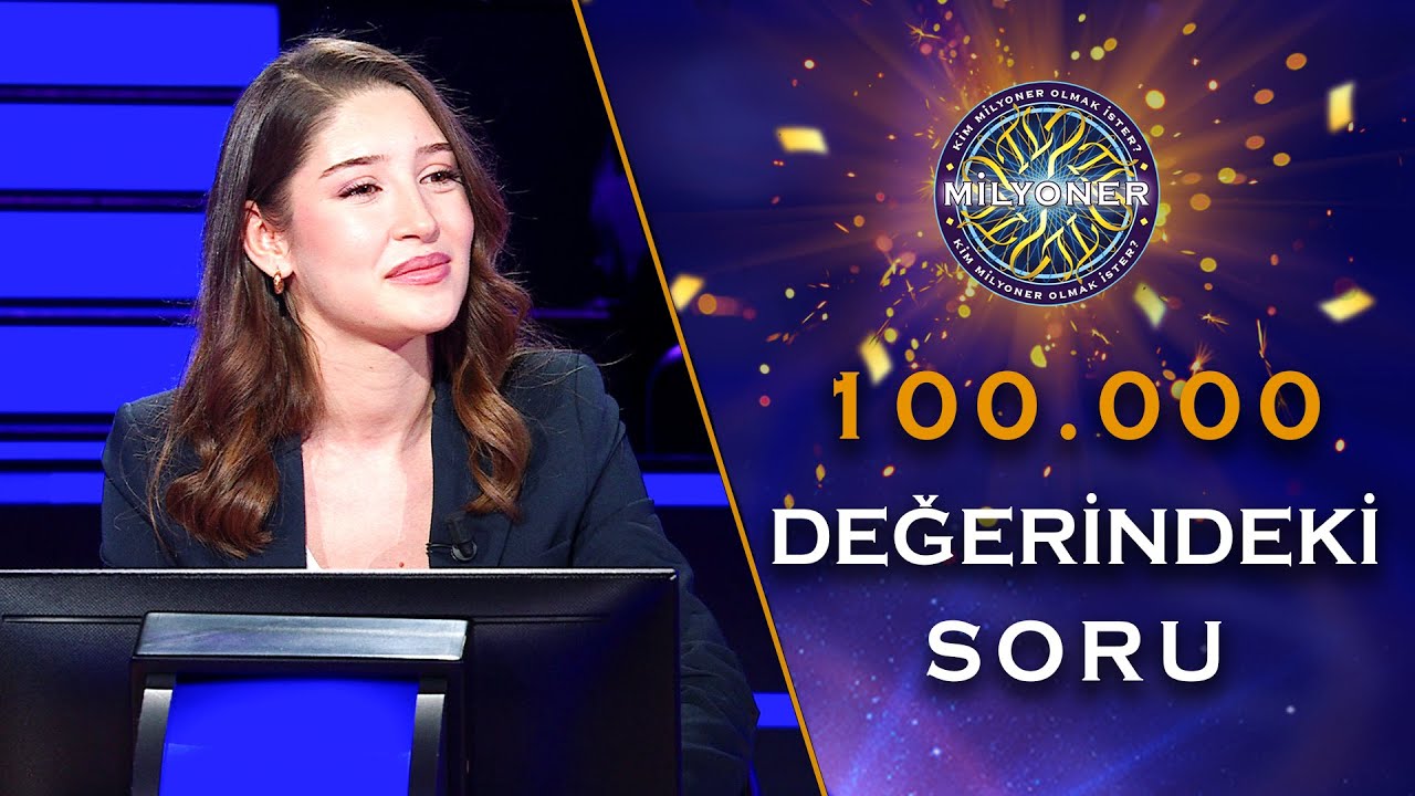 Aliye G&ouml;ksel &Ccedil;etin 100 bin TL değerindeki soruya ne cevap verdi? - Kim Milyoner Olmak İster?