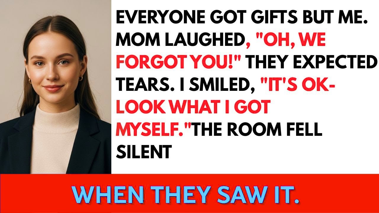 At Christmas Dinner, My Family Gifted Everyone Except Me — Then I Revealed My Empire