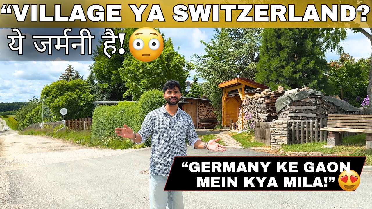 German village life is pure peace 🇩🇪 | जर्मनी के गाँव ऐसे होंगे सोचा नहीं था | Village life germany