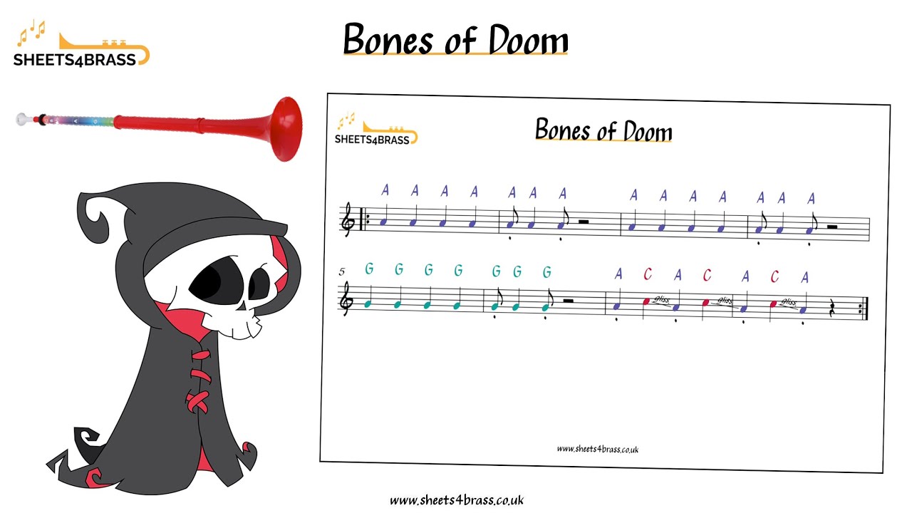 Bones of Doom - pBuzz Sheet Music and Play Along