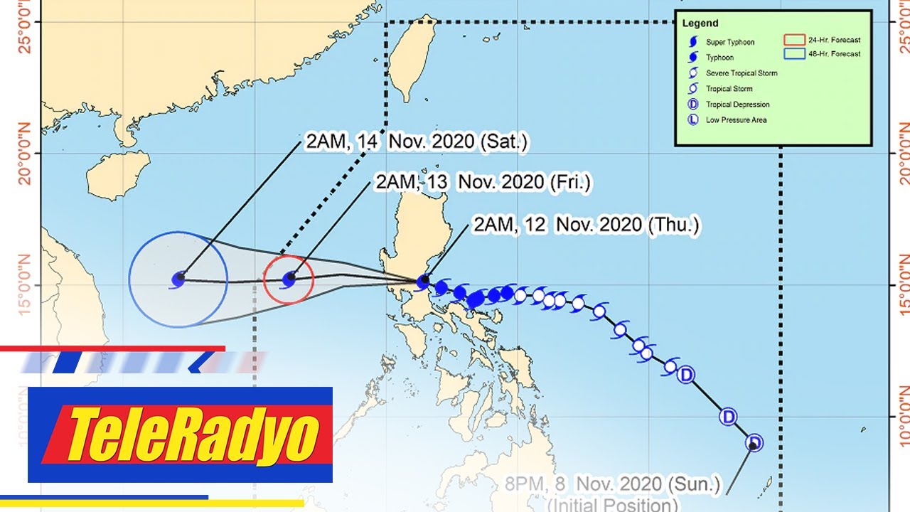 Typhoon Ulysses maintains strength, as it traverses Luzon | TeleRadyo