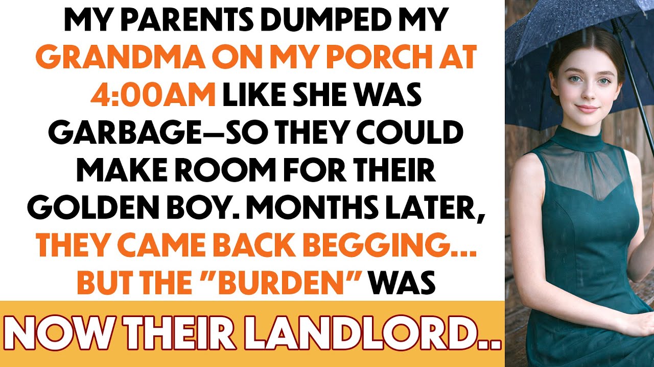 My Parents THREW MY GRANDMA Out On My Porch At 400AM Like She Was Garbage—Just To Make Room For...